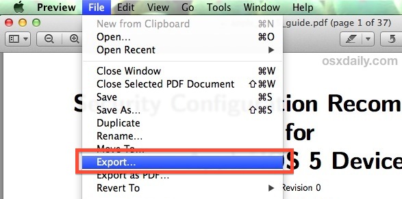 how to compress pdf mac